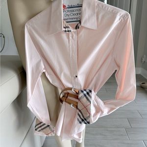 Burberry button down women’s shirt